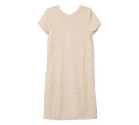 Short Sleeve Velvet Dress with Soft Sequins and Knotted Cut-Out for Girls s.Oliver Beige 15 years