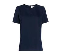 Short-Sleeved Cady Blouse - female - P.A.R.O.S.H. - Blouses - Blue - L - Blouses & Shirts L