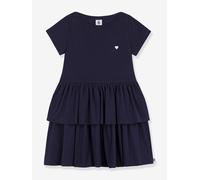 Short-sleeved dress by PETIT BATEAU navy blue
