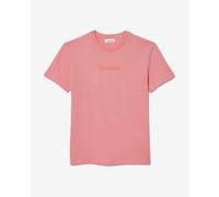 Short-sleeved Lacoste Logo Modern Color pink women's t-shirt - 34