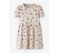 Short-sleeved ladybird dress NAME IT for girl marl beige