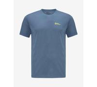 Short-sleeved light blue Jack Wolfskin Vonnan T-shirt. - S