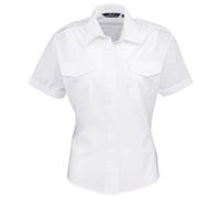 Short-Sleeved Pilot Shirt Premier White 26