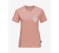 Jack Wolfskin Women’s organic cotton T-shirt Discover Heart T-Shirt Women S rose dawn Rose Dawn