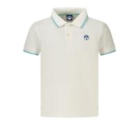 Short-sleeved Polo Shirt - unisex - North Sails - Kids Short Sleeve T-Shirts - White - 14 Y | 164 CM - Kids 14 Y | 164 CM