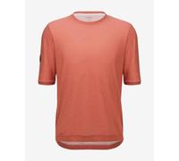 Short-sleeved red oxide Santini Stone Polartec Delta jersey - Slim Fit - XS