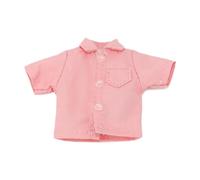 ＡＷＨＡＯ Short-sleeved Shirt for 1:12 Scale Action Figures, Miniature Clothing for 15 Cm Tall Doll Figures, Accessory, Pink