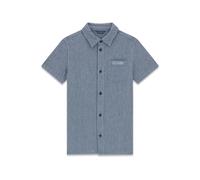 Short-sleeved shirt in seersucker enfant Guess Seersucker Bleu 7 ans