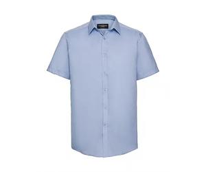 Short-sleeved shirt Russell Athletic Herringbone Bleu 4XL