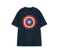 Short Sleeved T-Shirt Marvel Blue S