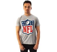 NFL Jersey T-Shirt for Men | American Football Game Short Sleeve Grey Top | Gamer Clothing Merchandise