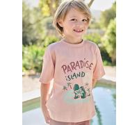 Short-sleeved T-shirt old rose