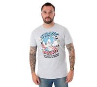 Short Sleeved T-Shirt Sonic the Hedgehog Grey L