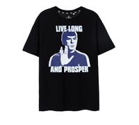 Short Sleeved T-Shirt Star Trek Black M