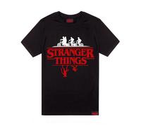 Short Sleeved T-Shirt Stranger Things Black XXXL