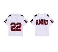 Short-Sleeved with Brushstroke Pattern and Graffiti Letters for Couples Casual Men's T-Shirt and Women's Short-Sleeved (Color-7,M)
