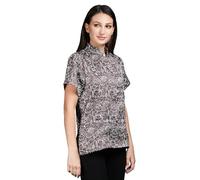 Short Sleeves Printed Chef Coat Jacket Uniform for Women for Food Service, Caterers, Bakers and Culinary Professional (Kitchen Utensils Print, XX-Large)