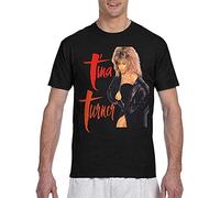 Short Sleeves Tops Tina Turner - World Tour Man Musical Double Sided Printing Men T Shirt Black