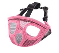 Short Snout Breathable Mesh Bulldog Muzzle - Adjustable Mouth Cover for British and French Bulldogs - Prevents Biting, Barking, Chewing - Suitable for Small, Medium, Large Dogs