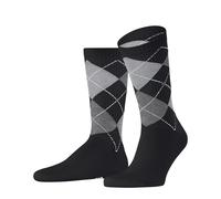 Men's Argyle Sports Socks 1 Pair 'Court' Ribbed Pattern Cotton Burlington 6.5-11