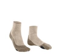 FALKE Men's TK2 Explore Wool Short M Sso Warm Thick Anti-Blister Hiking Socks 1 Pair, Beige Natural 4200, 5.5-7.5