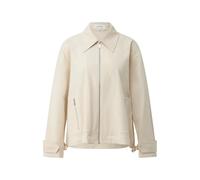 Short Sports Jacket in Stretch Lyocell-Cotton Blend for Women COMMA Beige 38