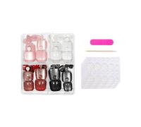 Short Square Fake Toenails Cats Eye Press On Toe Nails Acrylic False Toes Nails Artificial Toenails Full Covers Toenail Press On For Women