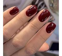 Short Square Press On Nails Full Covers False Comfortable Wear Manicure For A Unique And Elegant Look 24Pcs Acrylic Nail