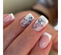 Short Square Press On Nails Stick On Nails Manicure Nails Art Decoration Acrylic False Nails For A Stylish Holiday Look