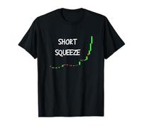 Short Squeeze Trading Stock Chart Seller Trader Hedge Fund T-Shirt