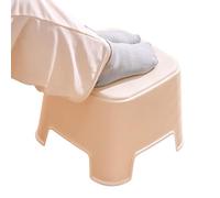 Short Stool, Kitchen Bath Shower Step Stool, Stackable Lightweight Footrest, Space-Saving Stepping Seat for Bathroom, Bedroom, Living Room, Family, 9.1 x 8.3 x 7.1 inches