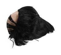 Short Straight Balding Wig for Male Pattern Baldness Cosplay | Synthetic Fibre, Lightweight Net Base, Bionic Knotted Roots, Realistic Look for Theatre Rehearsal and School Plays