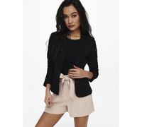 Short Straight Fit Blazer Black