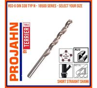 Short Straight Shank HSS-G DIN 338 TYP N Projahn 18500 Series