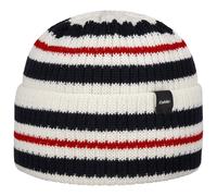Short Stripy Merino Knit Hat by Eisbär