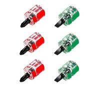 Short Stubby Screwdriver Set 6-Piece | Micro Screwdrivers for Car Interior Trim, Fender Repair, Phone, Laptop, PC & Electronics | Phillips, Slotted, Star (Torx) Heads