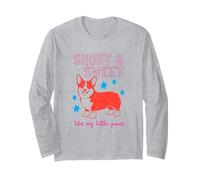 Short & Sweet Like My Little Paws Corgi Dog Lover Long Sleeve T-Shirt