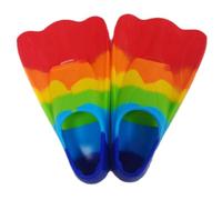 Short Swim Fins, Pocket | Silicone Construction, Aquatic Training Fins, Endurance Building, For Swim Coaches