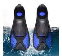 Short Swimming Router - Compact Swimming Fins, Pool Training Equipment, Rice Snorkelling Fins | Lightweight Flexible Flipper with Comfortable Foot Pocket for Snorkelling and Swimming Training at Home