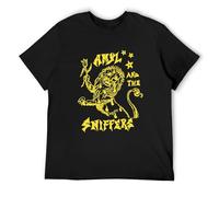 Short T-Shirt Amyl and The Sniffers Australian Punk Rock Band Music Black M