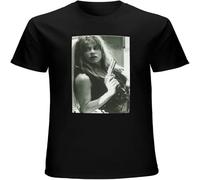 Short T-Shirt Sarah Connor Terminator Linda Hamilton Movie Fan Black L