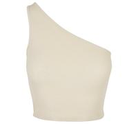 Urban Classics Women's Ladies Cropped Asymmetric TopSports Tank Top, Softseagrass, XL