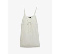 Short textured woven cami dress for women Superdry Blanc S