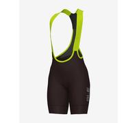 Short thermal bib shorts Alé PR.E Magic Colour dark brown yellow Women - L