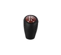 Short Throw Shift Knob Gear Shift Knob 5 Speed Manual Transmission Leather Transfer Fit for Toyota Prado LC120 Land Cruiser 2003-2009 Replace(Brown-2)