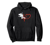 Short Track Speed Skating Heartbeat Funny Winter Sports Game Pullover Hoodie