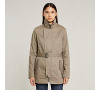 Short Trench Coat - Beige - Women XXS