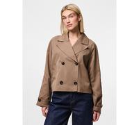 Short Trench Coat Brown
