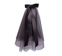 Short Tulle Wedding Veils Double Layer Halloween Cosplay Bridal Veil For Bride Marriage Party