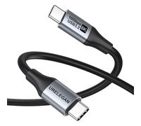 Short USB C Android Auto Cable 48cm,10Gbps USB 3.2 Gen 2 Slim USBC Portable Monitor Cable 8K/4K@144Hz/10Gbps/100W,1.6' USBC Cord for KYY/MNN Protable Monitor,Android Auto,iPhone 17,Camera,SSD